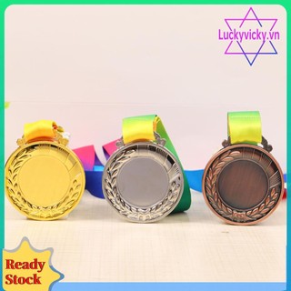 Huy Chương Giải Thưởng 2 Inch 1st 2nd 3rd Có Dây Ruy Băng Đeo Cổ Cho Bé