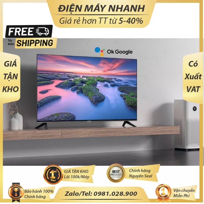 Ti vi Smart Tivi Xiaomi A2 43 inch Android TV Chuẩn HP