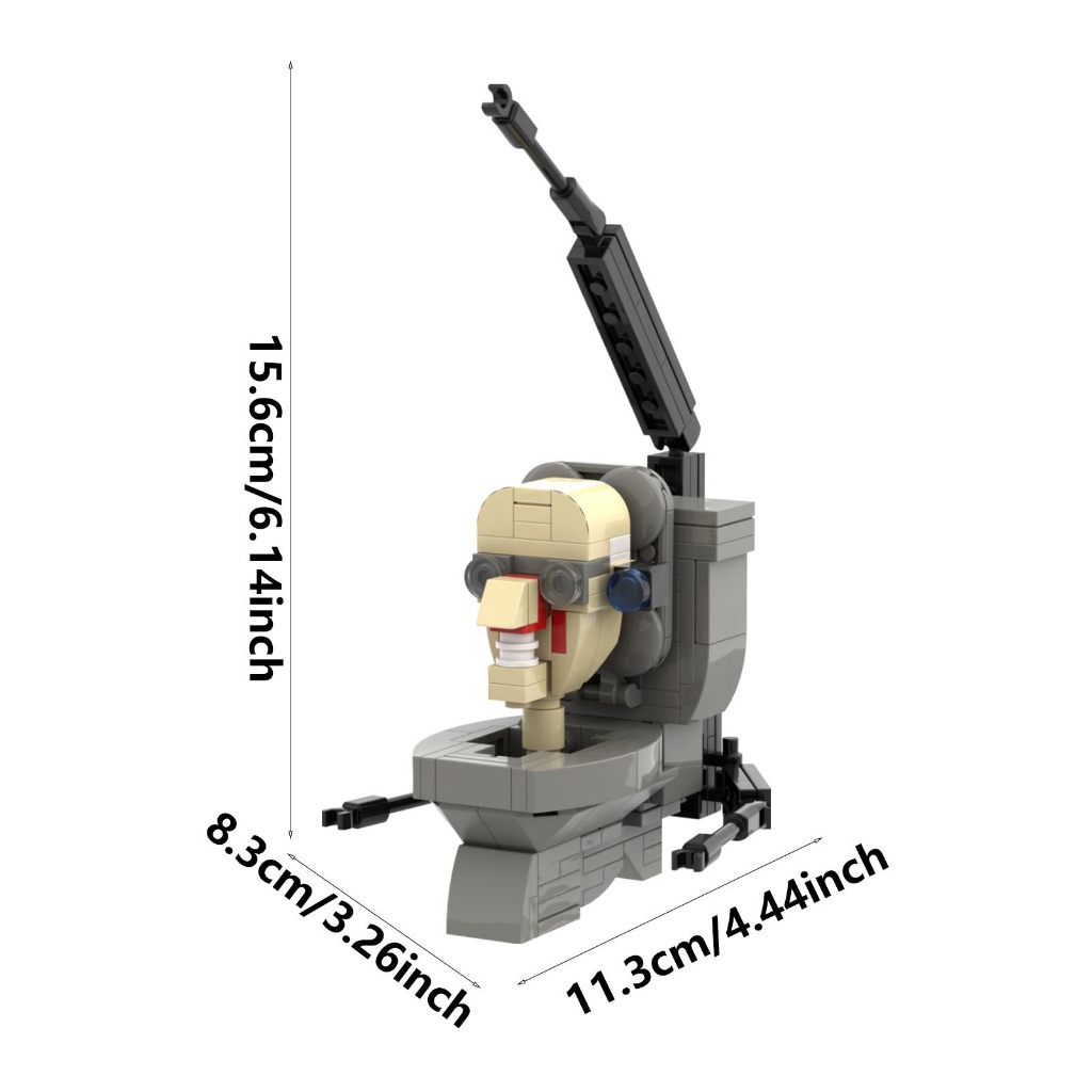 Mới Đồ Chơi Lego Skibidi Toilet tvman titan V2