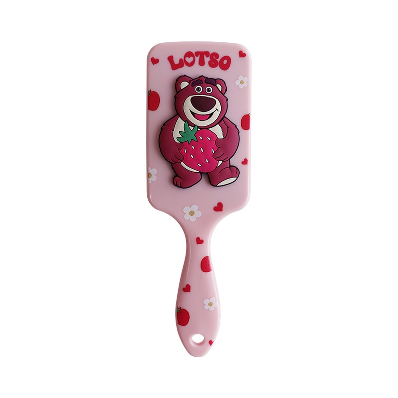 Lược Đệm Mát Xa Có Giá Trị Cao Hình Dâu Tây / Gấu stitch disney Mới