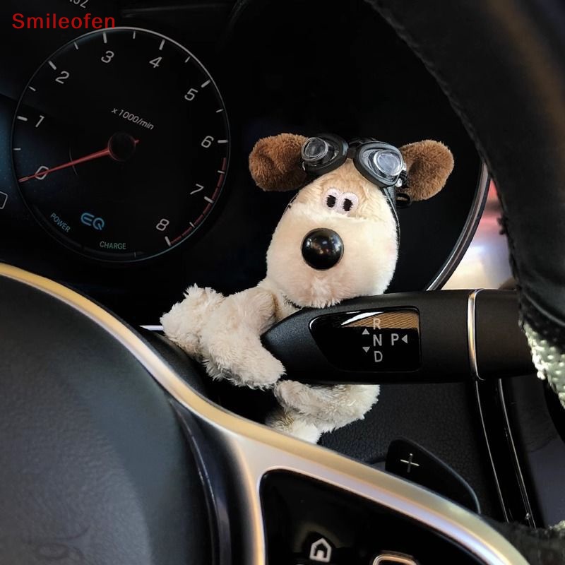 Búp Bê Nhồi Bông Hình Mặt Cười Thắt Nơ Dễ Thương Trang Trí Nội Thất Xe Hơi