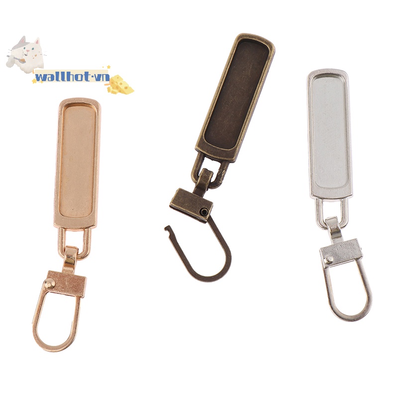 Wallhot > Set 3 Dây Khóa Kéo Có Thể Tháo Rời Thay Thế Cho Vali Đi Học / Giày Bốt / Giày Bốt / Áo Khoác Khóa Kéo Kim Loại