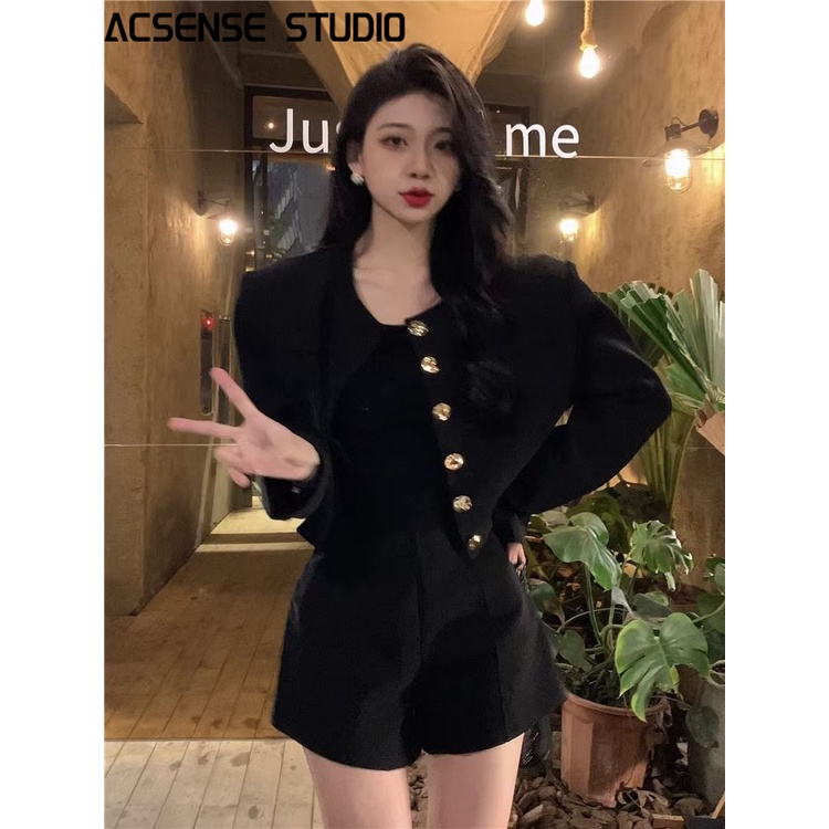 ACSENSE STUDIO áo khoác dù áo khoác bomber Cổ điển Thanh lịch Popular chic WXW23A0SZL 43Z231024