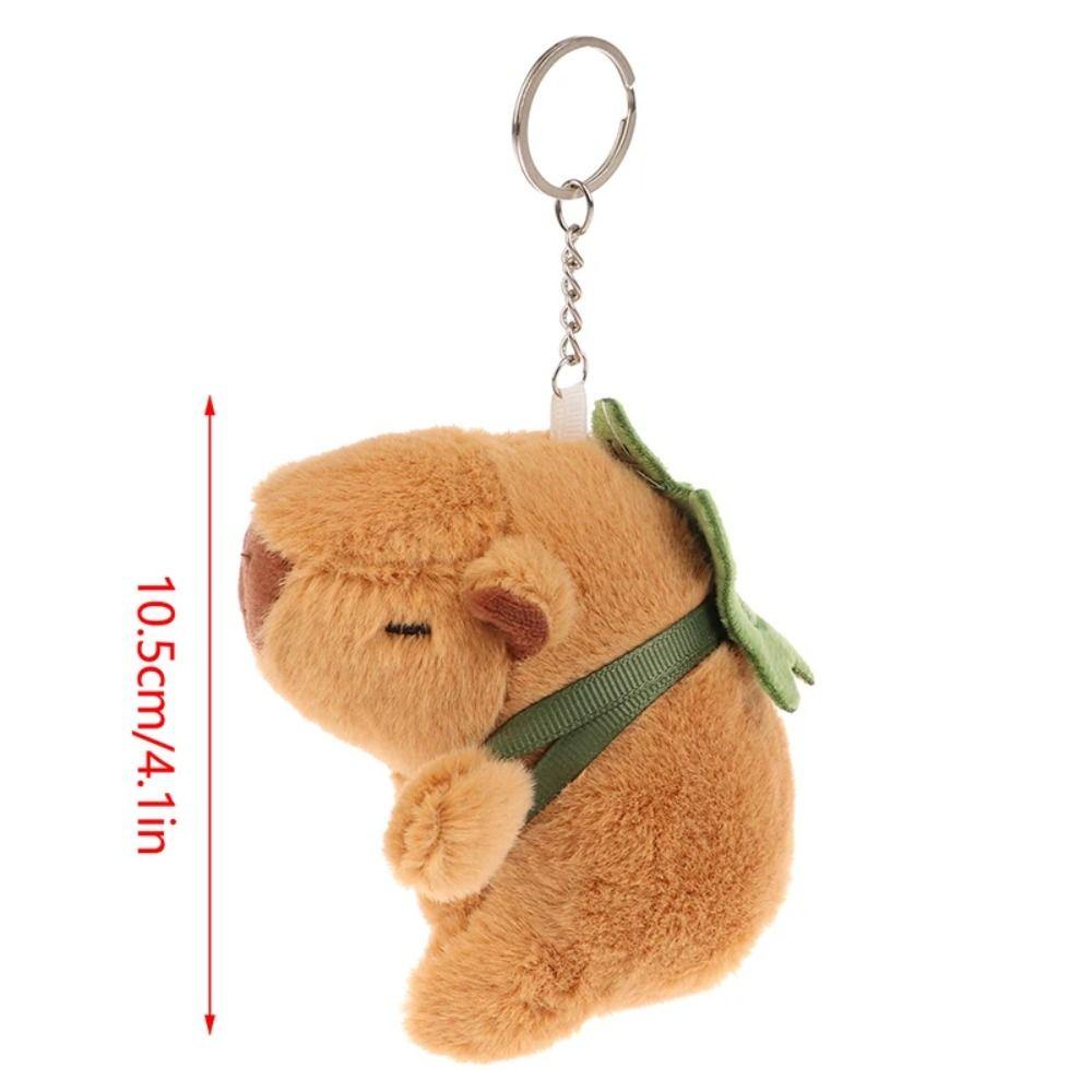 Shanhai Móc Khóa Mô Phỏng capybara, Vỏ Sò Nhồi Bông Dễ Thương, Móc Khóa unisex