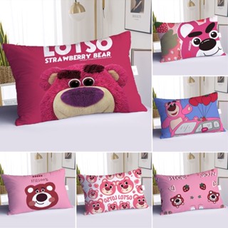 【In Hai Mặt  [In Hai Mặt] Vỏ Gối polyester In Hình Gấu Dâu Tây disney - huggin 'S Ôm bantal Hoạt Hình Trang Trí Nhà Cửa / Xe Hơi