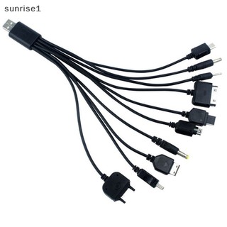 Sunrise1 dây cáp sạc usb 10 trong 1 đa năng