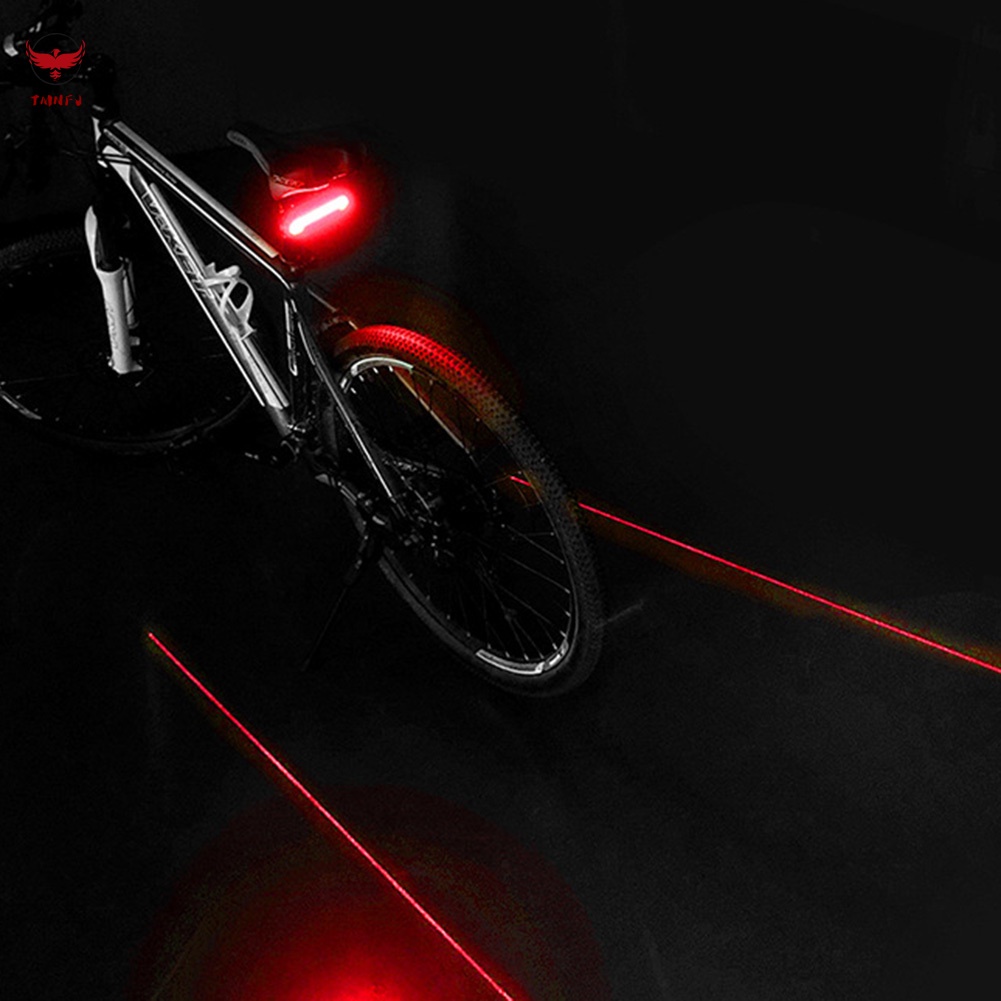 Đèn Đuôi Xe Đạp Kèm Điều Khiển Từ Xa Không Dây Chống Thấm Nước Sạc usb Mới