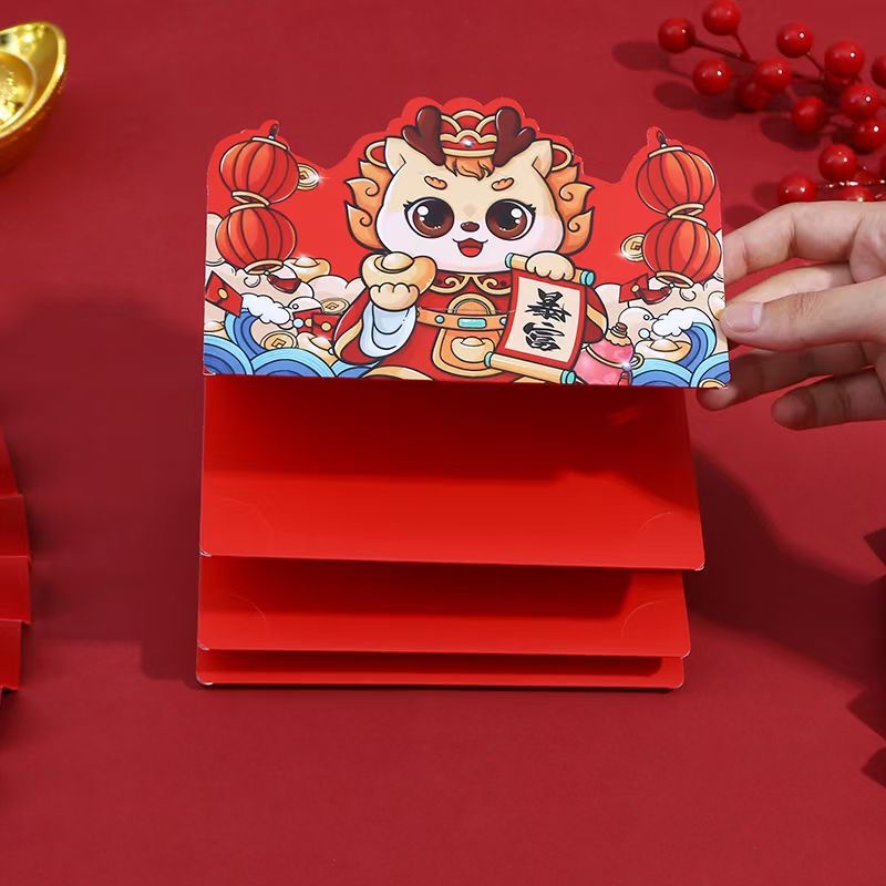 16 / 10 Thiệp Chúc Mừng Năm Mới 2024 Hình Rồng