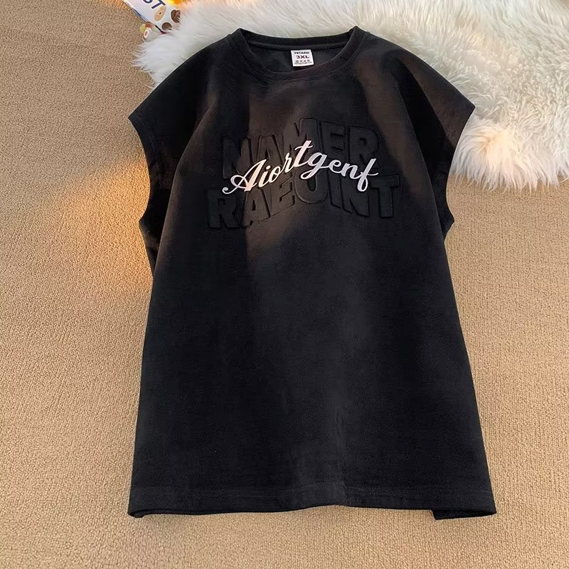 Ucnl Áo Thun Thể Thao Sát Nách Dáng Rộng In Chữ Đơn Giản Thời Trang Xuân Thu Cho Nam