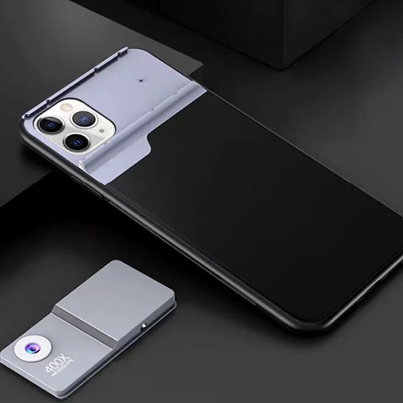 Ống Kính Phóng Đại 400 Lần Có Đèn led Cho iphone 14 13 pro max