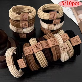 Set 5 / 10 dây buộc tóc co giãn dễ thương cho nữ