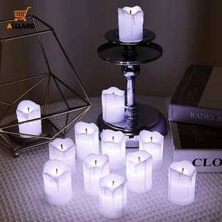 Đèn led hình nến điện tử không lửa trang trí tiệc