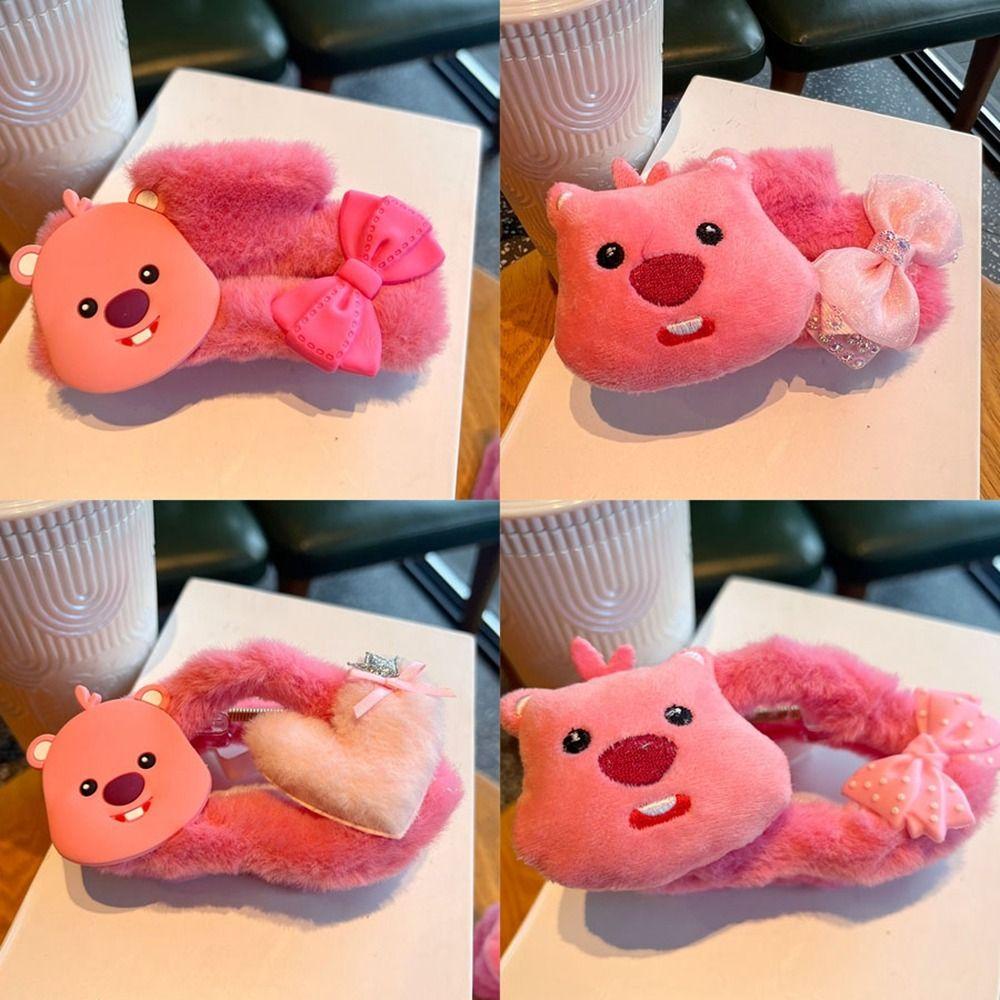 Keene Kẹp Tóc Hình Cá Mập Hoạt Hình Nhồi Bông Sáng Tạo Cho Nữ