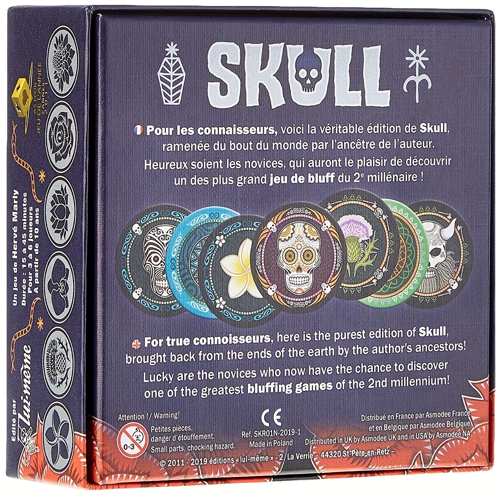 Bộ Trò Chơi bluffing game Chiến Thuật Vui Nhộn Cho Gia Đình Tuổi Teen 13 + 3-6 Thẻ