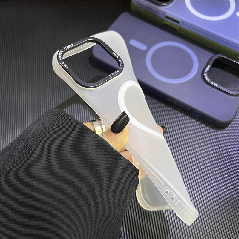 Ốp Điện Thoại Từ Tính Chống Dấu Vân Tay Cho iphone 15 pro max / 15 pro / 15 / 14 pro max / 14 pro / 14 / 13 pro max / 13 pro / 13 / 12 pro max / 12 pro / 12 / 11