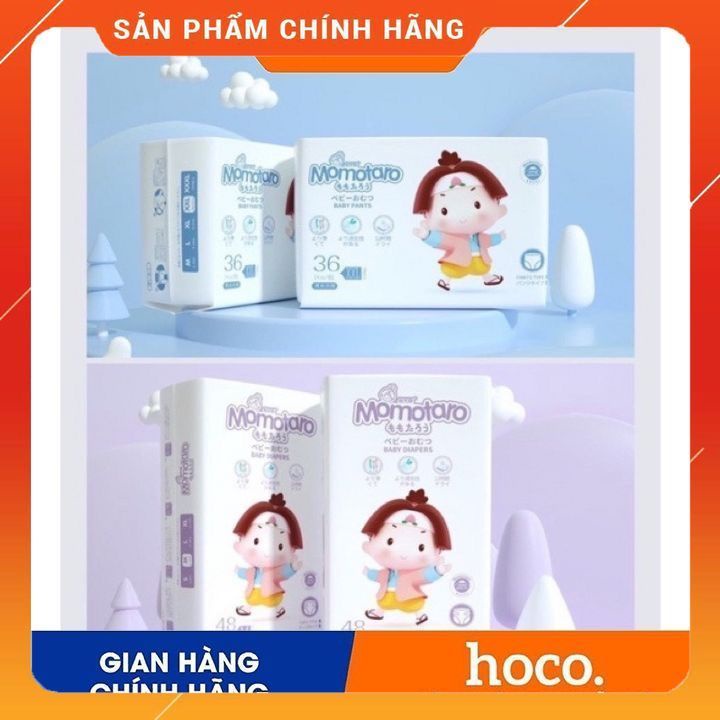 Tã bỉm MOMOTARO chính hãng dán/quầnS112/M96/M92/L84/XL78/XXL72/XXXL70