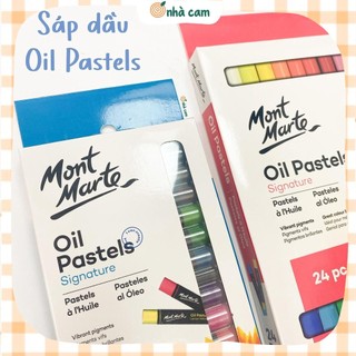 Màu sáp dầu oil pastels mont marte nhà cam