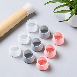 Oriental premium# Universal silicone table foot cover chair foot pad stool leg protective cover table and chair silent wood floor chair foot cover 10.30
