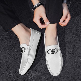 Mới Giày Lười Da Sang Trọng Cho Nam