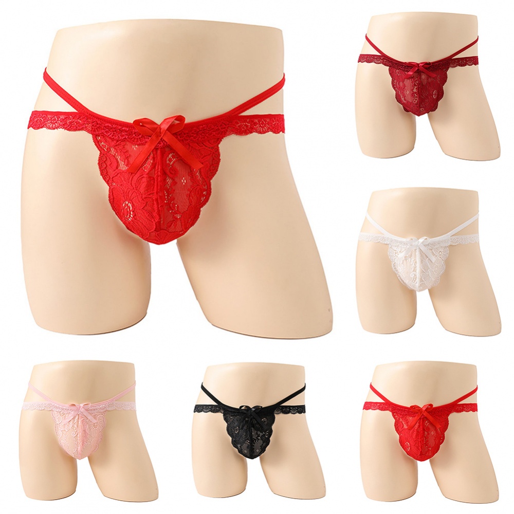 Sissy Quần Lót Ren Lọt Khe Gợi Cảm Cho Nam