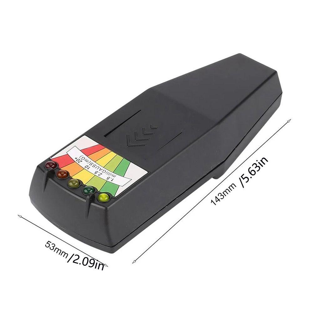 Máy Kiểm Tra Bức Xạ Kỹ Thuật Số lcd emf gauss Đa Năng Độ Chính Xác Cao 5 led emf