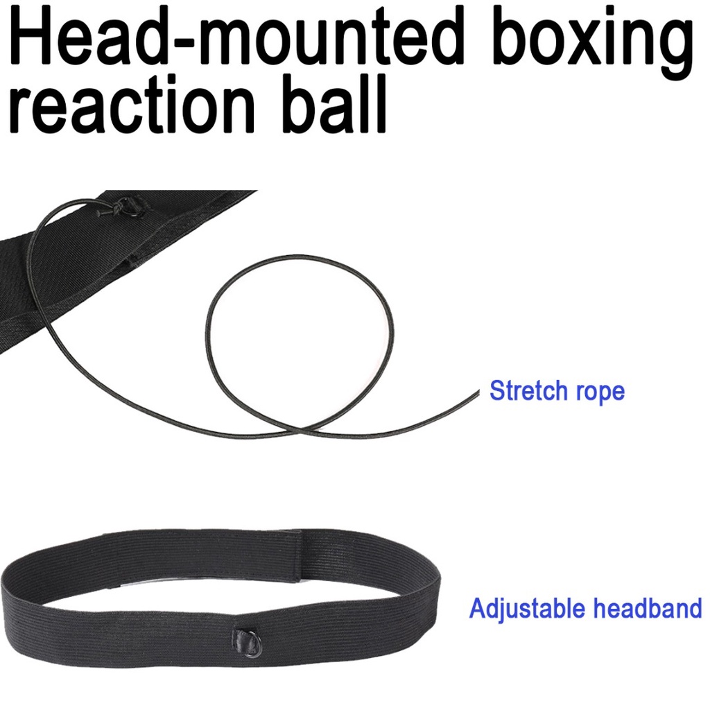 Speed Reflex Fight Ball Head Band MMA Boxing Training Punch Boxer Box Exercise