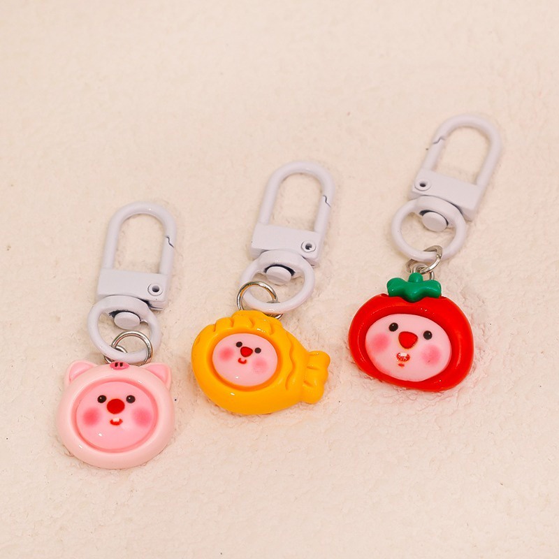 Phụ Kiện Móc Chìa Khóa / Túi Xách Hình Thỏ / Sao Biển / Cá Hoạt Hình Dễ Thương Thời Trang Cho Nữ