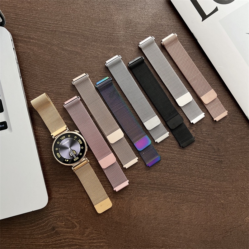 Dây Đeo Thay Thế Bằng Kim Loại 18mm Cho Đồng Hồ Thông Minh huawei gt4 3 2 pro / samsung galaxy watch 6 5 4 classic
