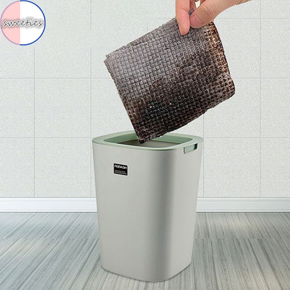 Cuộn 25 Khăn Lau Chén Dĩa Bằng Sợi Thép Dày Dặn Chống Mài Mòn Không Làm Hư Hại