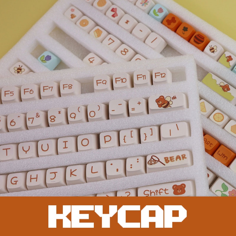 JIASHI Keycap FA chiều cao keycap PBT 130 keycap phù hợp cho bàn phím cơ
