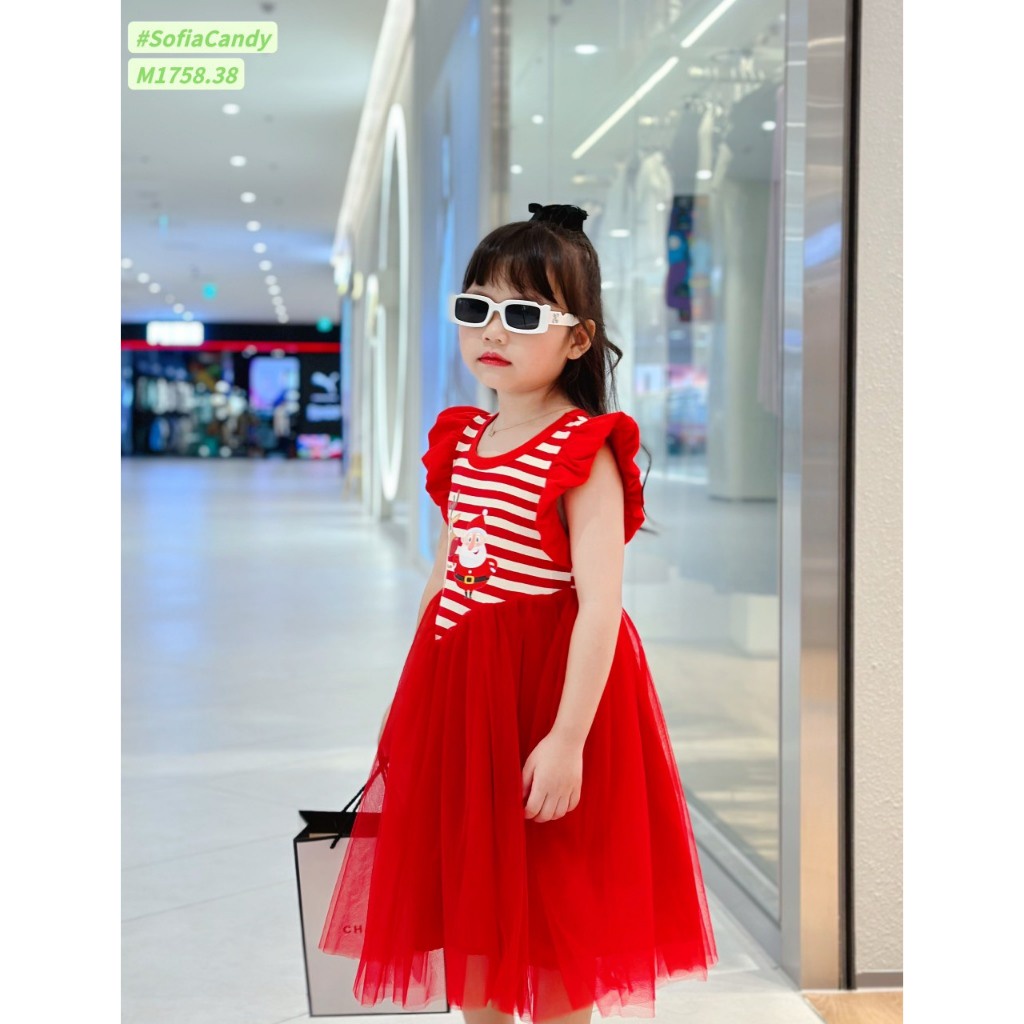 Chiếc đầm Noel đẹp xinh xuất sắc kết hợp hoàn hảo thân cotton 10-32 kg