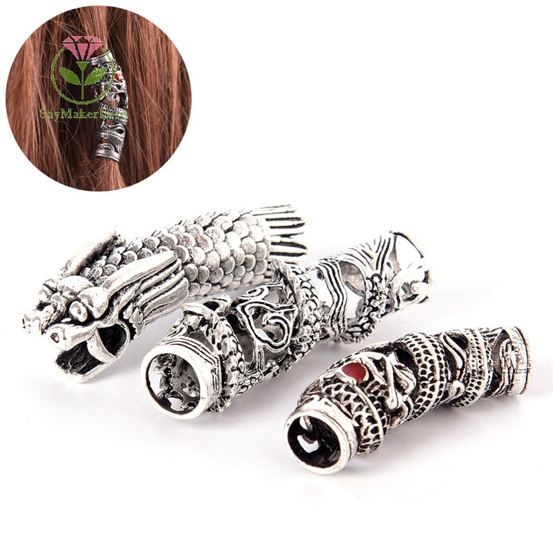 Nhẫn Hạt Cườm Hình Rồng Cổ Điển Tự Làm Trang Sức Thủ Công