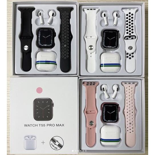 Đồng Hồ Thông Minh 2 Trong 1 Màn Hình 1.44 inch Cho t55 pro max