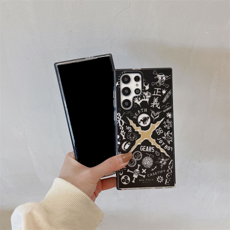 Casetifg Ốp Điện Thoại Silicon tpu Mềm Chống Sốc In Hình one piece gear 5 Cho samsung galaxy s20 s21 s22 s23 ultra s23 s22 s21 s20 plus