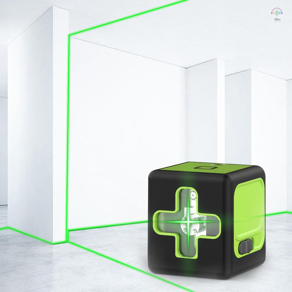 ANENG Máy Đo Đường Dọc mini 4 Tia laser 2 Đường Màu Xanh Lá Cây° Dụng Cụ Cân Bằng Đa Năng Với Đường Chéo Cho Gạch Men / Cửa Sổ