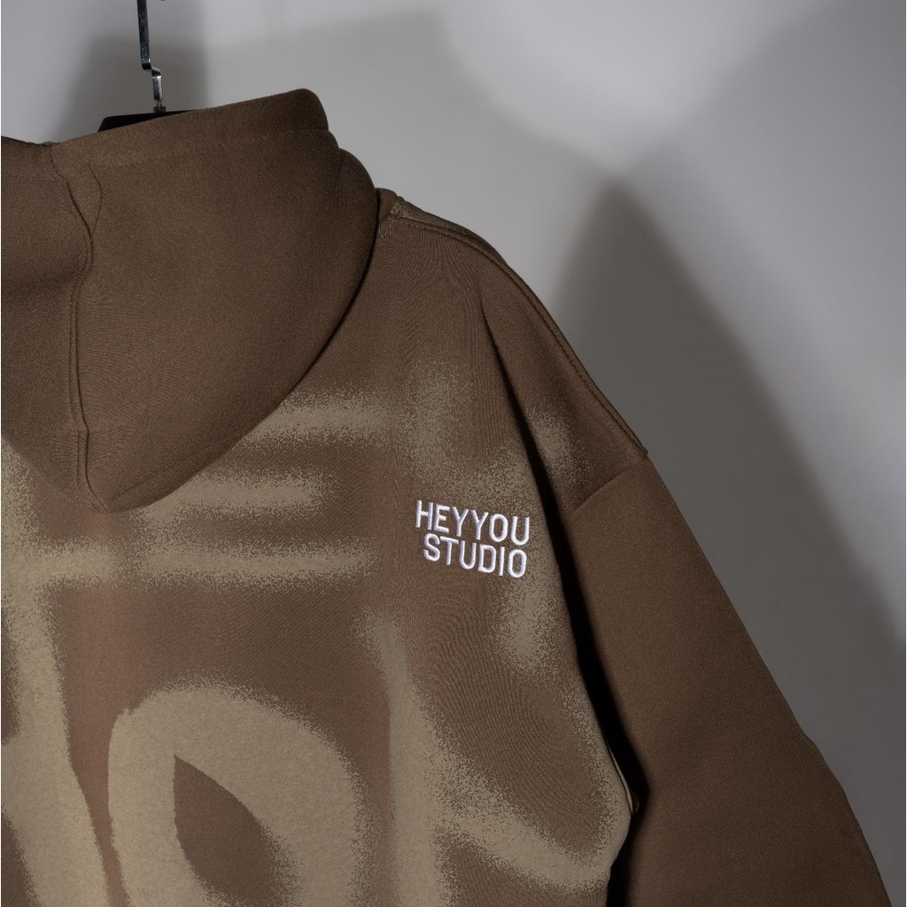 Áo khoác HYS BIGWALL OVERPRINTED HOODIE
