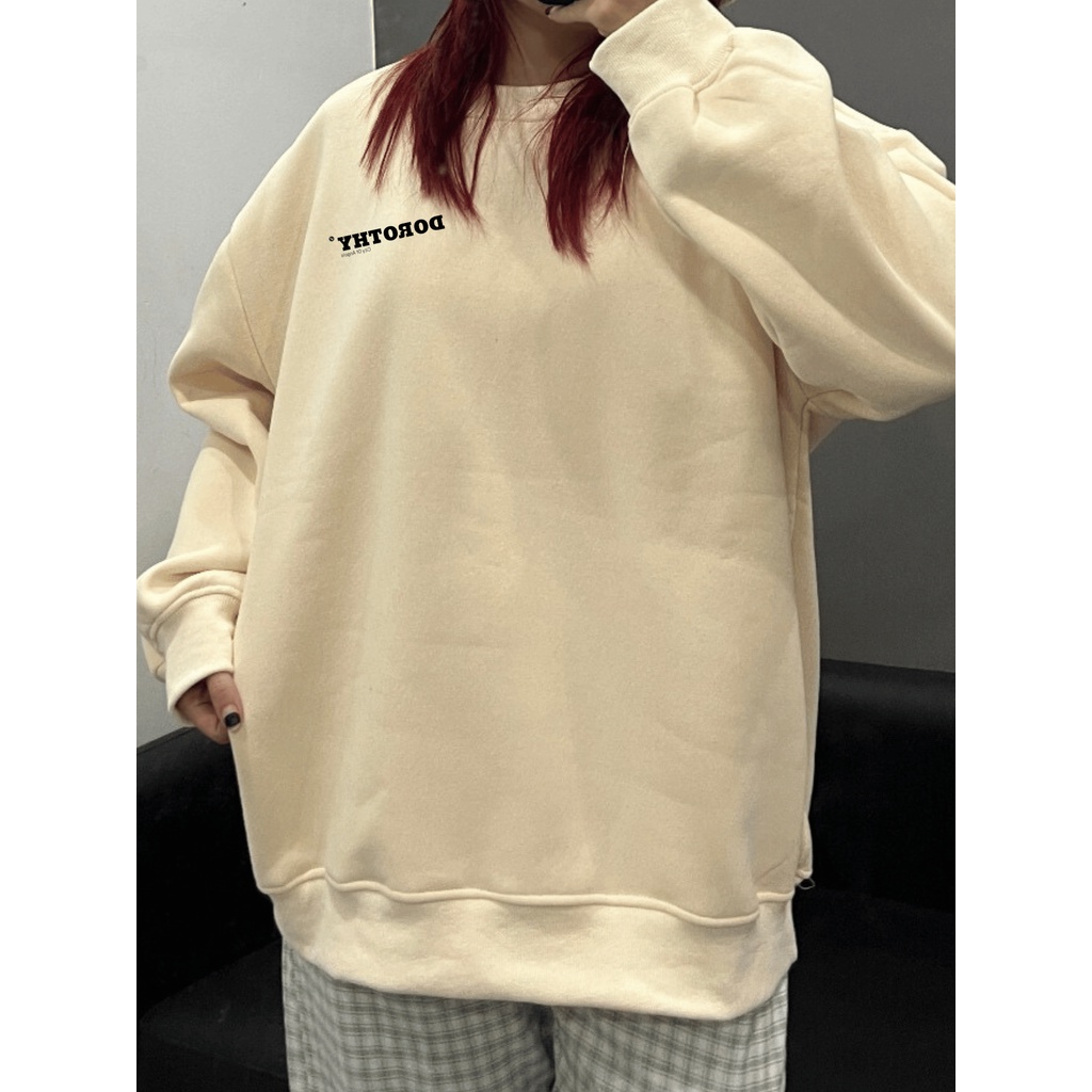 ÁO SWEATER NỈ BÔNG DOROTHY HIỆN ĐẠI 2 MẶT NHIỀU MÀU A09