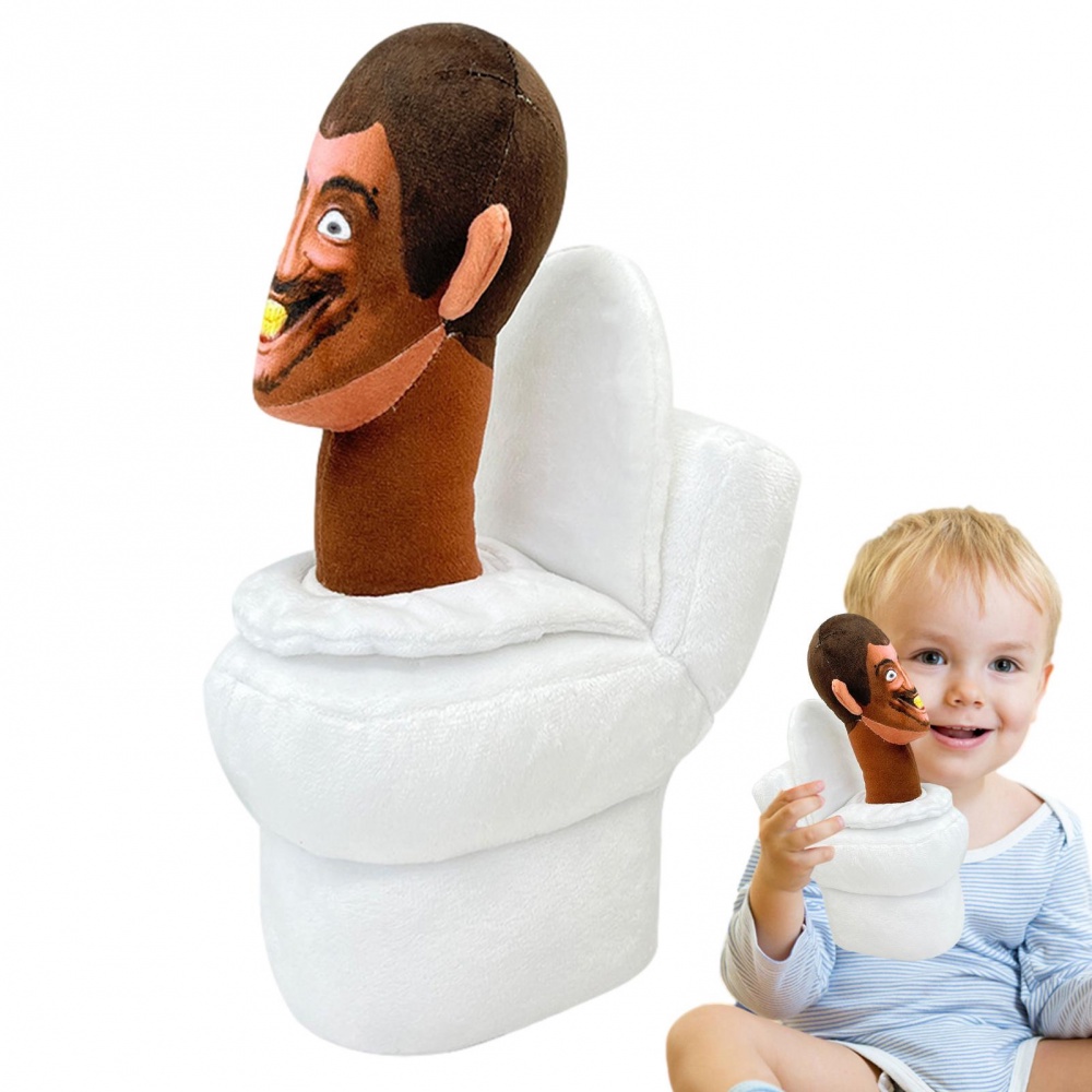 Đồ Chơi toilet Nhồi Bông Mềm Mại Khử Mùi Thiết Kế Vui Nhộn Đa Năng Cho Ngày Sinh Nhật, Giáng Sinh Và halloween