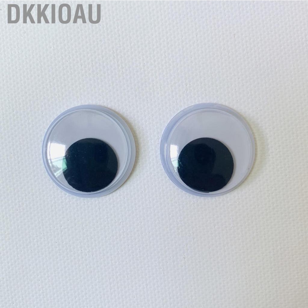 Dkkioau Wiggle Eye  Pretty Design Googly Eyes Ornament 1 Pair Resin for Fridge
