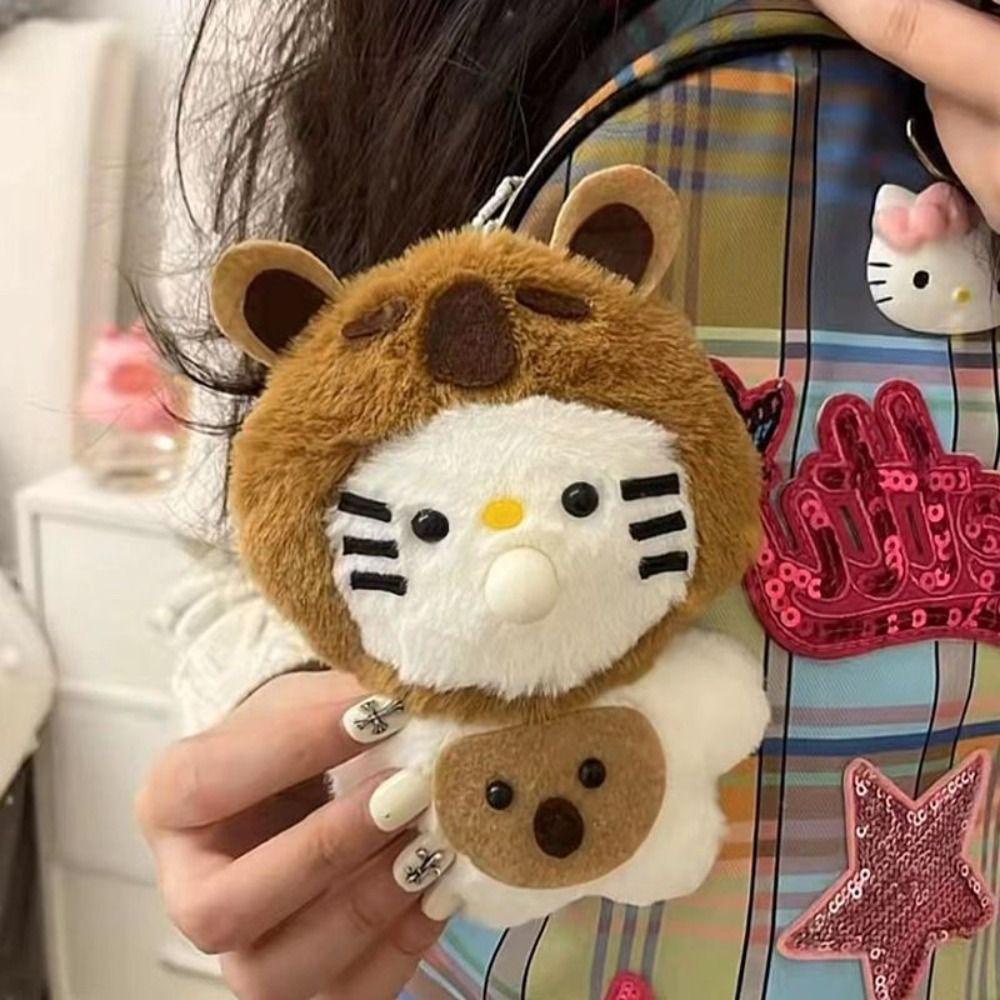 Bliss Búp Bê Nhồi Bông Hình Chim / Mèo / Đuôi Bồ Câu Có Móc Khóa diy