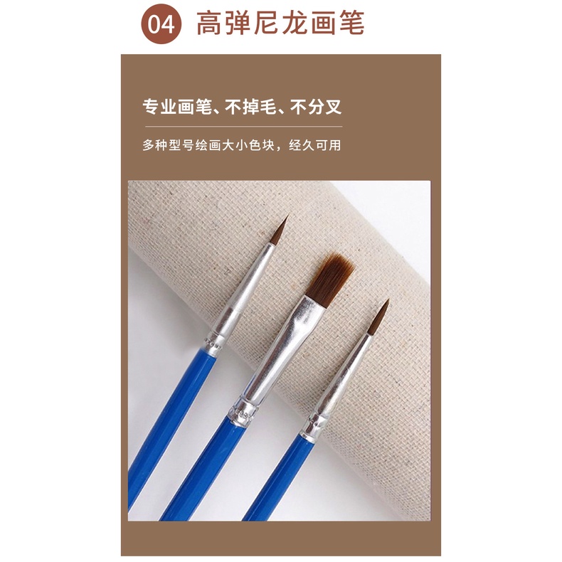 Bộ Tranh Sơn Dầu Trang Trí Tự Làm Hình Phong Cảnh, Kích Thước 40 * 50cm