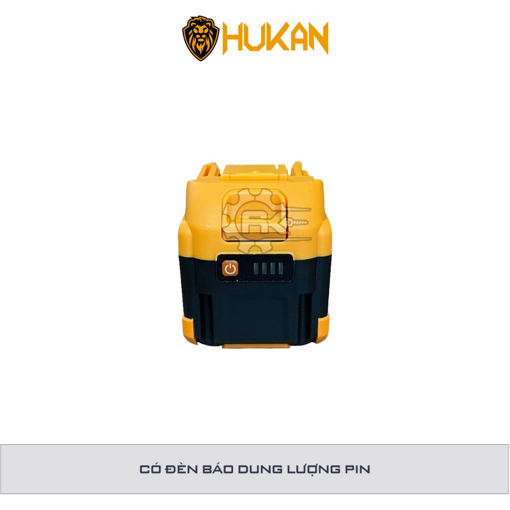 Pin HUKAN 15 Cell, 20 Cell Dung lượng 6A 8A, Mạch 3 mosfed, Cell pin 2000mAh mẫu mới 2023