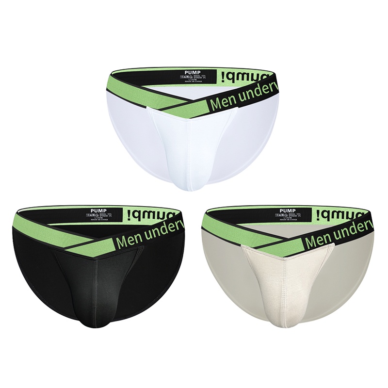 Quần Lót Lụa Lạnh Chữ u Lưng Thấp Nâng Hông Thoáng Khí Nhanh Khô Thời Trang Cho Nam mp242
