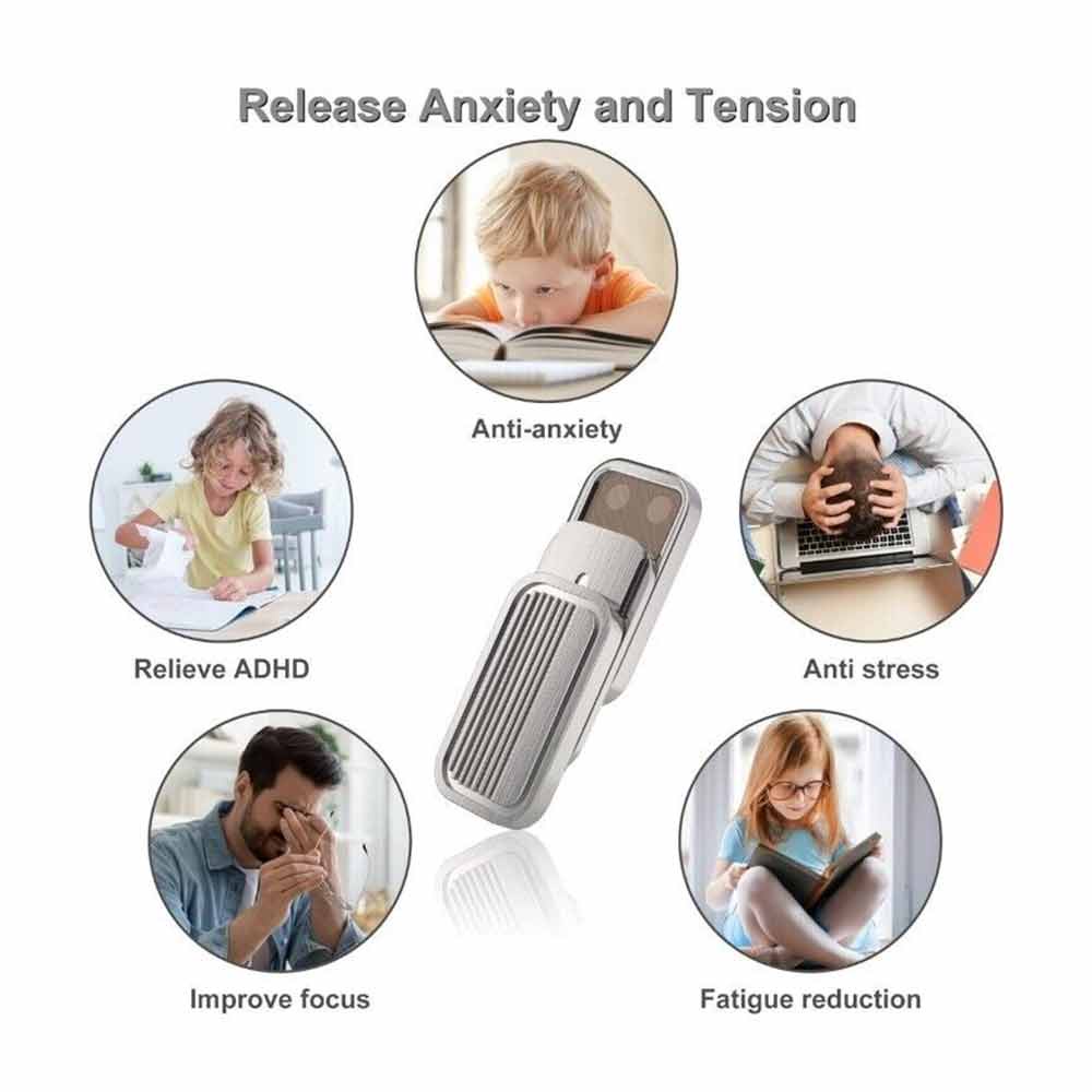 Three layer push card sound wave magnetic decompression toy Autism sensory anxiety pressure relief toy