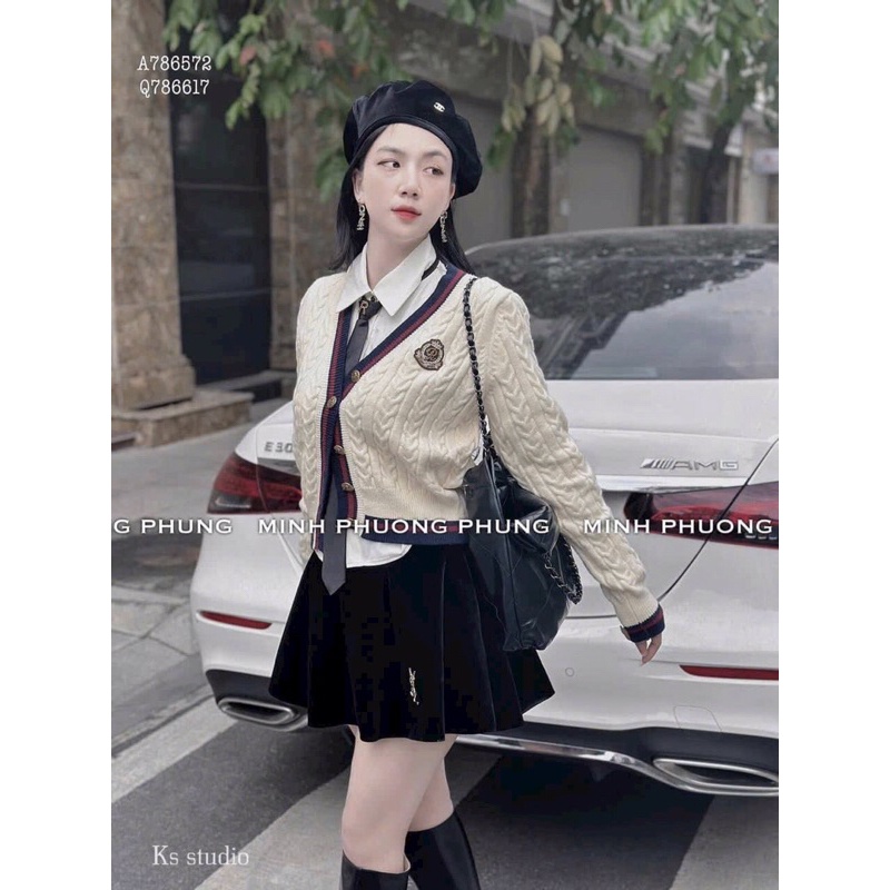 Áo khoác candigan len