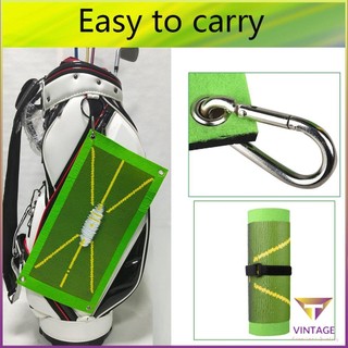 Golf Training Mat Set Divot Practice Swing Detection Batting [A/3]