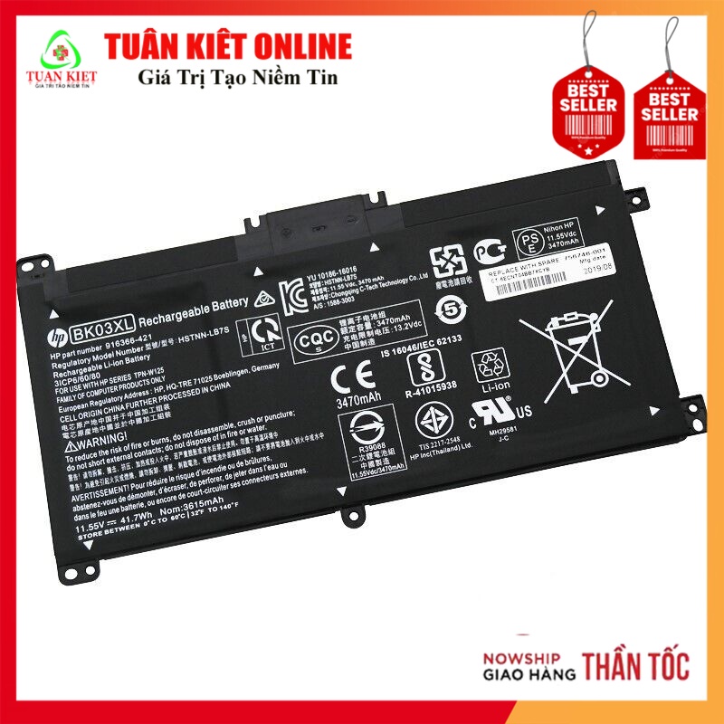 Pin HP HP Pavilion x360 916811-855 HSTNN-LB7S BK03XL