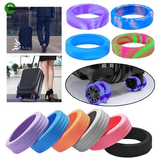 Vỏ Bọc Bảo Vệ Bánh Xe Lăn Vali Du Lịch Nhiều Kiểu Dáng Bằng silicone Chống Mòn / Chống Thấm Nước Chất Lượng Cao