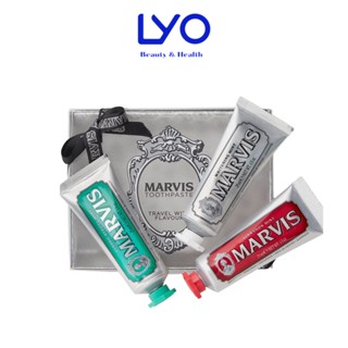 Set 3 Tuýp Kem Đánh Răng Marvis Trắng Răng Cao Cấp Italy 25ml