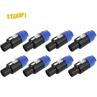 Bộ 8 đầu nối cáp âm thanh 4 cực dạng xoắn kèm loa âm thanh nl4fc nl4fx nlt4x